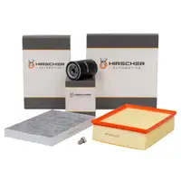 HIRSCHER Filter-Set f&uuml;r AUDI A4 8E B6 B7 SEAT Exeo 3R 1.6 + 1.8 T + 2.0 + 2.0 FSI