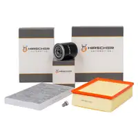 HIRSCHER Filter-Set f&uuml;r AUDI A4 B6 B7 2.4 163/170 PS + 3.0 218/220 PS