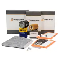 HIRSCHER Filter-Set 4-tlg f&uuml;r MERCEDES E-Klasse W211 S211 CLS C219 280-350 CDI OM642