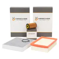 HIRSCHER Filter-Set f&uuml;r OPEL Mokka/10 J13 ab Fgst. DB000001 CHEVROLET Trax 1.4 1.6 1.8