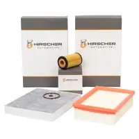 HIRSCHER Filter-Set 3-tlg f&uuml;r OPEL Mokka/10 J13 1.6 CDTI ab Fgst. F4000001/G4000001