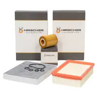 HIRSCHER Filter-Set 3-tlg f&uuml;r OPEL Mokka/10 J13 1.7 CDTI 131 PS ab Fgst. F4000001