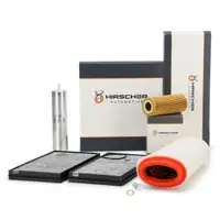 HIRSCHER Filter-Set 4-tlg f&uuml;r BMW 5er E60 E61 520d 150/163 PS M47