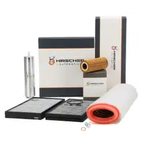 HIRSCHER Filter-Set 4-tlg f&uuml;r BMW 5er E60 E61 525d 530d M57 163-235 PS