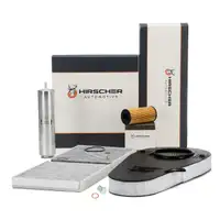 HIRSCHER Filter-Set 4-tlg f&uuml;r BMW 5er F10 F11 F07 518d 520d 525d 530d N47 N57 136-245 PS
