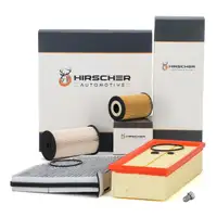HIRSCHER Filter-Set 4-tlg f&uuml;r VW Golf 6 Passat B6 Tiguan Touran AUDI A3 8P 8J 1.6/2.0 TDI