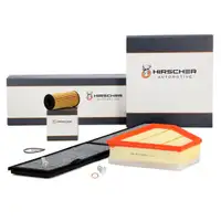 HIRSCHER Filter-Set 3-tlg f&uuml;r BMW 3er E90 E91 E92 E93 316-320d N47 ab 03.2010 + X1 16d 18d