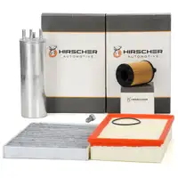 HIRSCHER Filter-Set 4-tlg f&uuml;r VW Multivan Transporter T5 1.9 TDI 2.5 TDI 84-174 PS