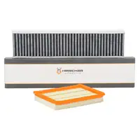 HIRSCHER Filter-Set f&uuml;r MINI R50 R53 One/Cooper 75-116 PS W10 mit Automatik