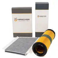 HIRSCHER 2-Piece Filter Set for Mercedes W203, S203, CL203, C200CDI, 220CDI, OM611, OM646