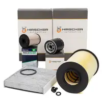 HIRSCHER Filter-Set 4-tlg f&uuml;r FORD Focus 2 MK2 1.8 TDCi 115 PS ab 04.2007