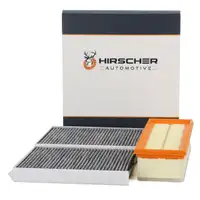 HIRSCHER Filter-Set 2-tlg f&uuml;r BMW 5er F10 F11 518d 520d 150-211 PS B47