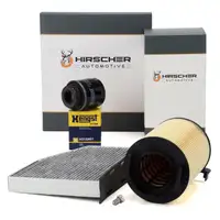 HIRSCHER Filter-Set f&uuml;r VW Golf 5 6 Passat B6 A3 8P Leon 1P Octavia 2 Superb 2 1.2/1.4 TSI