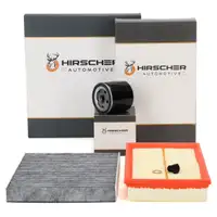 HIRSCHER Filter-Set f&uuml;r VW Polo 6 AUDI SEAT ARONA IBIZA SKODA KAMIQ SCALA 1.0 MPi 1.5 TSI
