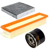 HIRSCHER Filter-Set f&uuml;r RENAULT Clio 4 DACIA Logan 2 Sandero 2 1.2 16V 72/73/75 PS