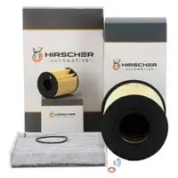 HIRSCHER Filter-Set 3-tlg f&uuml;r FORD Focus/C-Max DM2 1.6 TDCi 90/101/109 PS