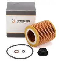 HIRSCHER &Ouml;lfilter + Schraube f&uuml;r BMW 2er F23 3er F30-34 4er F32-36 5er F10/11 X1 X3 X4 N20