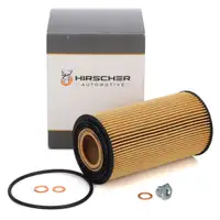 HIRSCHER &Ouml;lfilter + Schraube f&uuml;r BMW 5er E34 E39 7er E32 E38 8er E31 X5 E53 M60 M62 M73