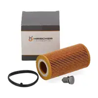 HIRSCHER &Ouml;lfilter + Schraube f&uuml;r VW Golf 5 6 Passat B6 Polo 5 Touran A3 A4 A6 2.0 FSI/GTI