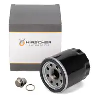 HIRSCHER Oil Filter + Screw for SUBARU Forester SF SG SH, Impreza, Legacy 2, 3, 4, 1.5, 2.0, 2.5