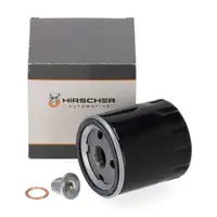 HIRSCHER &Ouml;lfilter + Schraube f&uuml;r CITROEN DS OPEL PEUGEOT TOYOTA 1.0 1.2 Turbo