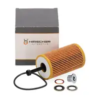 HIRSCHER &Ouml;lfilter + Schraube f&uuml;r PSA Berlingo C2 C3 I Saxo Xsara 106 II 206 307 Partner