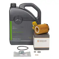 5L ORIGINAL Mercedes Motor&ouml;l &Ouml;l 5W-30 MB 229.51 + HIRSCHER &Ouml;lfilter 2701800109