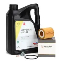 5L ORIGINAL 0W-30 Motor&ouml;l + HIRSCHER &Ouml;lfilter f&uuml;r CITROEN OPEL PEUGEOT 1.5 D 1680682480