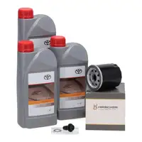 3L ORIGINAL 5W30 Motor&ouml;l + HIRSCHER &Ouml;lfilter f&uuml;r TOYOTA Aygo / X IQ Yaris 1.0 1.3