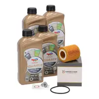 4L TOTAL INEO XTRA FIRST 0W20 Motor&ouml;l + HIRSCHER &Ouml;lfilter f&uuml;r PSA FORD OPEL TOYOTA 1.5D