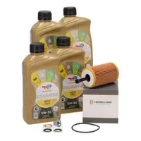 4L TOTAL INEO FIRST 0W30 + HIRSCHER &Ouml;lfilter f&uuml;r PSA C2 C3 I 106 II 206 306 307 1.1-1.6