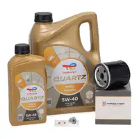 6L TOTAL 9000 ENERGY 5W40 Motor&ouml;l + HIRSCHER &Ouml;lfilter f&uuml;r PSA FIAT LANCIA SUZUKI TOYOTA