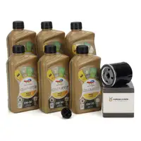 6L TOTAL 0W30 Engine Oil + HIRSCHER Oil Filter for CITROEN DS, FORD, OPEL, PEUGEOT, TOYOTA 2.0D