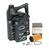 8L WOLF 0W30 LL III FE Motor&ouml;l + HIRSCHER &Ouml;lfilter f&uuml;r NISSAN OPEL RENAULT 2.0-2.5D