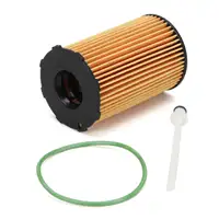 HIRSCHER Filterset 4-tlg + 7L ORIGINAL 0W30 Motor&ouml;l f&uuml;r AUDI A6 C7 A7 4G 3.0 TDI 204-326