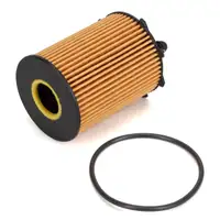 HIRSCHER Filter Set + 4L WOLF 5W-30 C2/C3 P/RN Engine Oil for FIAT 500 312 0.9 (August 2011 to August 2011)