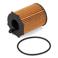 4L WOLF 5W30 C2/C3 P/RN Engine Oil + HIRSCHER Oil Filter for FIAT 500, 500L, Panda, 312, Punto 0.9