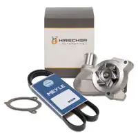 HIRSCHER Wapu + MEYLE 6PK1760 Keilrippenriemen f&uuml;r FORD Fiesta 4 1.3i 02.1998-09.1998