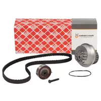 febi Zahnriemensatz + HIRSCHER Wasserpumpe f&uuml;r OPEL Astra F G Corsa A B Vectra A B 1.4 1.6