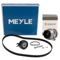MEYLE Zahnriemensatz + HIRSCHER Wasserpumpe f&uuml;r VW Golf 3 Polo 6N1 Arosa 1.4 55/60 PS AEX