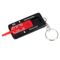 HP 18252 Reifen Profilmesser Profiltiefenmesser Messger&auml;t Profiltiefe Schl&uuml;sselanh&auml;nger