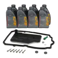 Getriebefilter Satz + 8L ORIGINAL Getriebe&ouml;l MB 236.15 f&uuml;r MERCEDES-BENZ 7-Gang 722.9