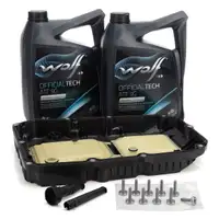 &Ouml;lwanne Automatikgetriebe 9G-TRONIC 725.1 + 10L WOLF 236.17 Getriebe&ouml;l f&uuml;r MERCEDES
