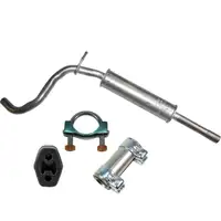 IMASAF Mittelschalld&auml;mpfer + Anbausatz f&uuml;r SEAT Arosa VW Lupo 1.0 50 PS + 1.4 60 PS