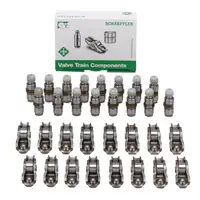 16x INA Kipphebel + 16x Ventilst&ouml;&szlig;el f&uuml;r BMW E81 F20 E90 F30 F32 E60 F10 X1 X3 MINI N47