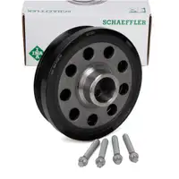 INA Crankshaft Pulley Set for BMW E81, E87, E88, E90, E91, E92, E93, E60, E61, X1, X3, N47