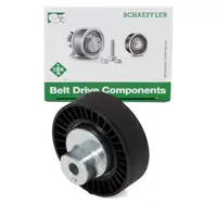 INA Idler Pulley for V-ribbed Belts for BMW 3 Series E36, E46, M3, E90/92/93; 5 Series E60, E38 11287841228
