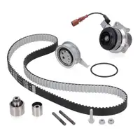 INA / CONTI Zahnriemen + Keilriemen Satz + Wasserpumpe Wellendichtring f&uuml;r VAG 1.6/2.0 TDI