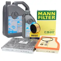Filterset + 6L ORIGINAL 5W30 MB 229.51 Motor&ouml;l MERCEDES W177 V177 W247 C/X118 H/X247 M282