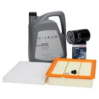Filterset 3-tlg + 5L ORIGINAL 10W-40 Motor&ouml;l f&uuml;r VW Golf 3 Vento 1.4 1.8 2.0 bis Baujahr